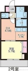 S-FORT江坂Fioreの物件間取画像